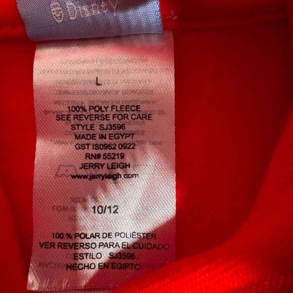 NWT Disney Minnie Mouse pullover girls red sweater size 10/12 - Picture 4 of 8